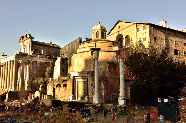 Roma Fori Imperiali, il Tempio di Romolo