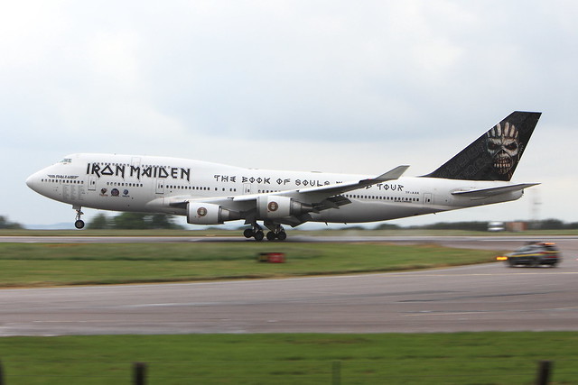 Iron Maiden 'Ed Force one' Boeing 747 TF-AAK