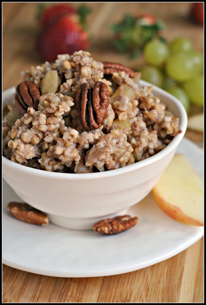 Baked Steel Cut Oatmeal with Apples and Cinnamon 1 | Flickr