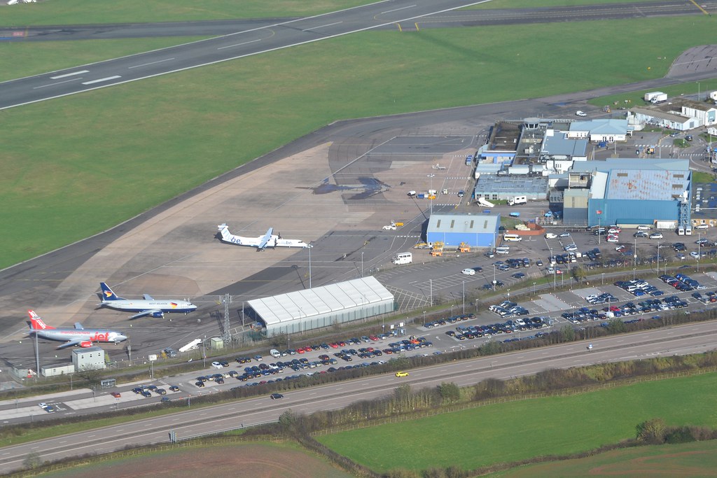 Exeter Airport Aerial view January 2014! | shamu28 | Flickr