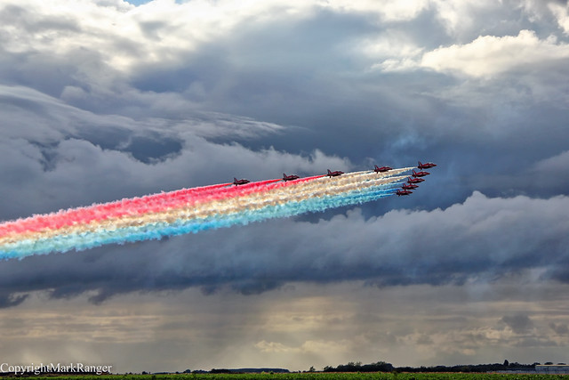 The Red Arrows Duxford Sunday 8th September