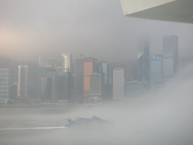 Fog in Hong Kong