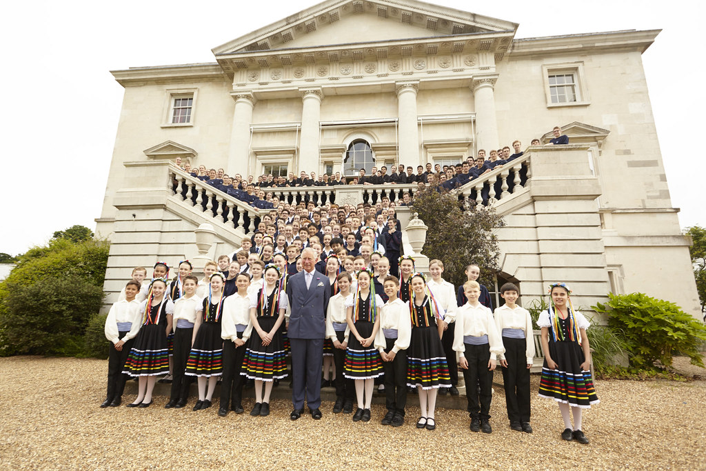 His royal highness the prince of wales visits white lodge