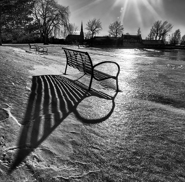 bench shadow