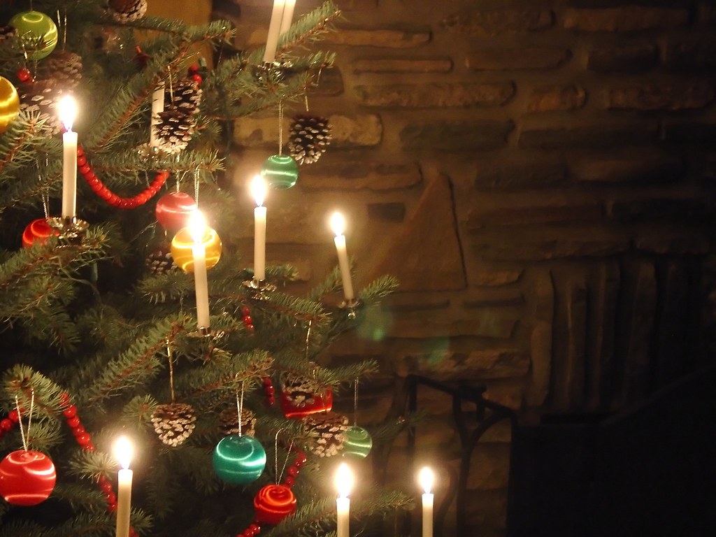 Christmas Tree with candles