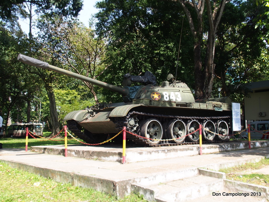 591 First tank to enter Presidental Palace when Saigon fell in 1975