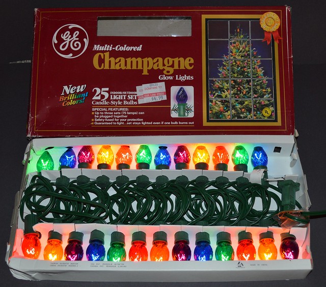 GE General Electric Champagne Glow Lights  2