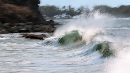 water waves stlucia photoimpressionism
