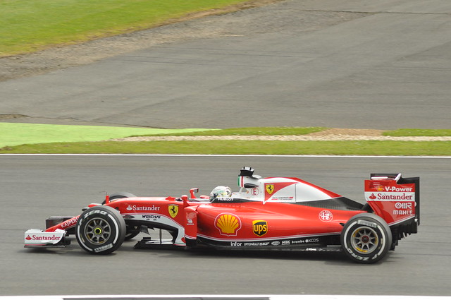 Sebastien Vettel Ferrari Silverstone