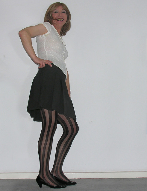 new blouse, skirt and tights