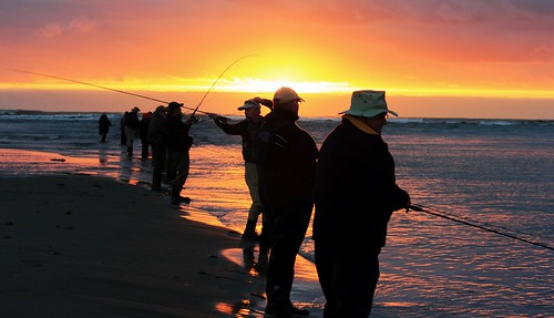 sunrise fishing fisherman