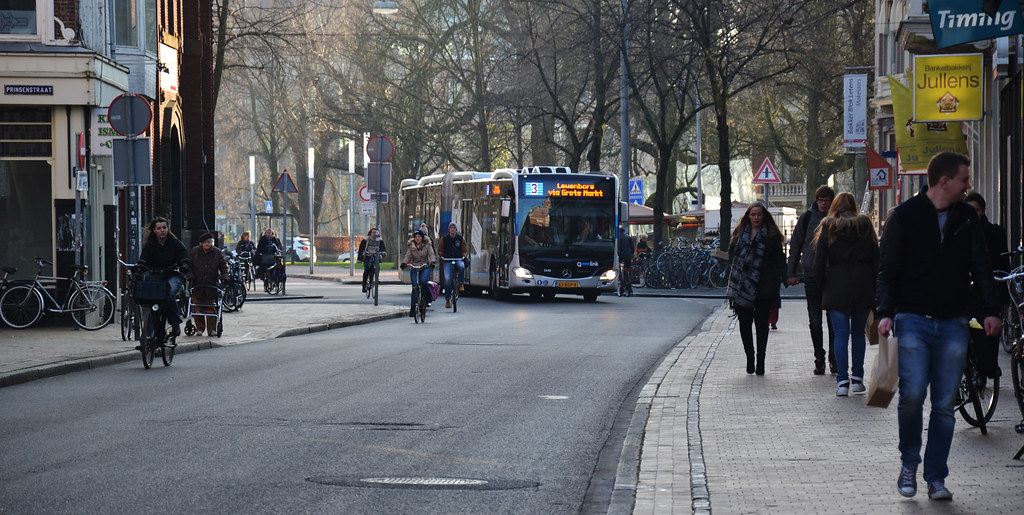 Voorbeeld Prematuur Vouwen Qbuzz 3438/lijn 3, Groningen Herestraat, 22-01-2015 | Flickr