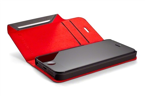 Element Brown/Red Soft-Tec Wallet for iPhone 5