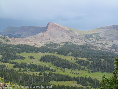 The Little Flat Tops from Pyramid Peak, Flat Tops Wilderness Area, Colorado