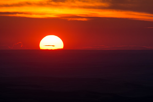 Sunset from Steptoe Butte by absencesix