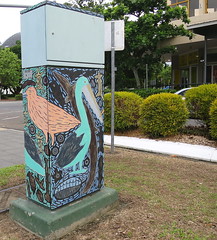Traffic signal box art along Cairns Esplanade - 2