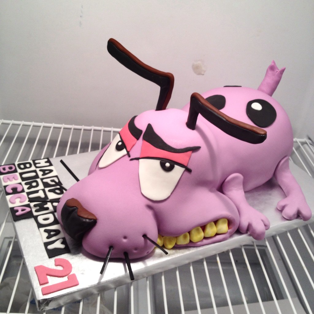 Courage the Cowardly Dog birthday cake | Rick | Flickr