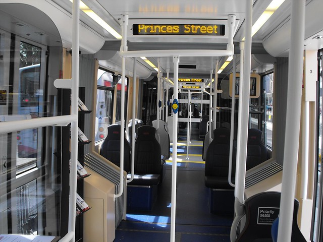 Edinburgh Trams 252 interior