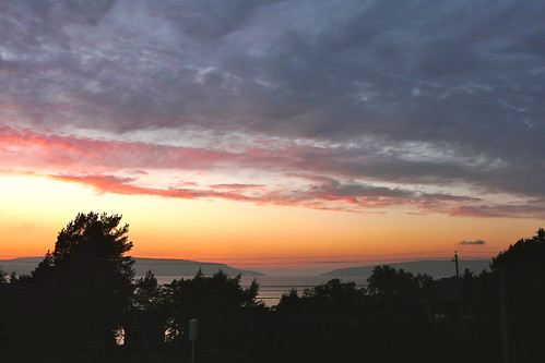 Sunset over Digby Gut by Craig James White, sunset canada novascotia bayoffundy smithscove digbygut