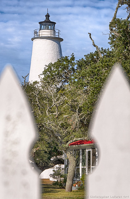 Ocracoke Lighthouse Framed View