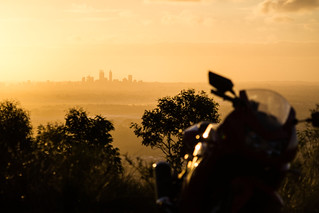Bike over Perth City