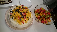 Pavolva & Fruit Salad
