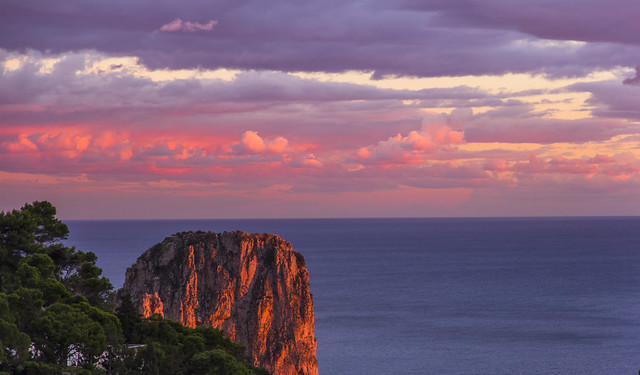 sunset Capri