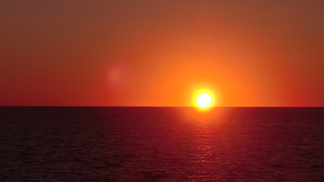 Florida - Naples: Sunset over the seas