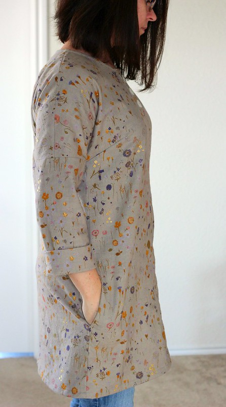 Modified Vogue 8840 in Nani Iro Brushed Cotton by Aja Vaz