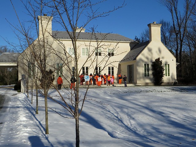 Anti-torture activists occupy Dick Cheney's lawn