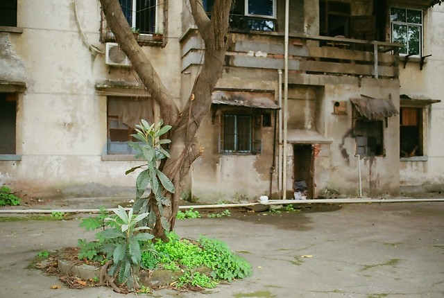 partially abandoned housing estate, Chongqing