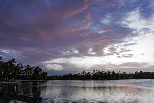sunset sky lake water weather clouds lakes forestlake sunsetsandsunrisesgold cloudsstormssunsetssunrises