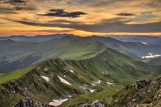 Flickr photo: Sunset to ridges mountain