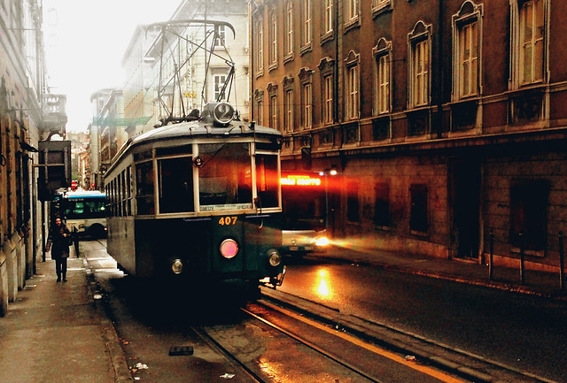 The tram to Opicina, Trieste, Italy