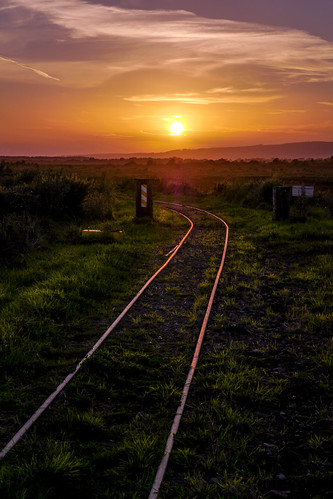 ireland sunset lumix railway september panasonic bog longford gh3 14140 clondra