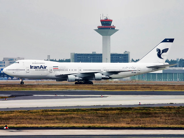 Iran Air Boeing 747-200 in FRA (EP-IAG)