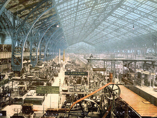 Đấu xảo QT Paris 1889. Gian triển lãm các thiết bị máy móc