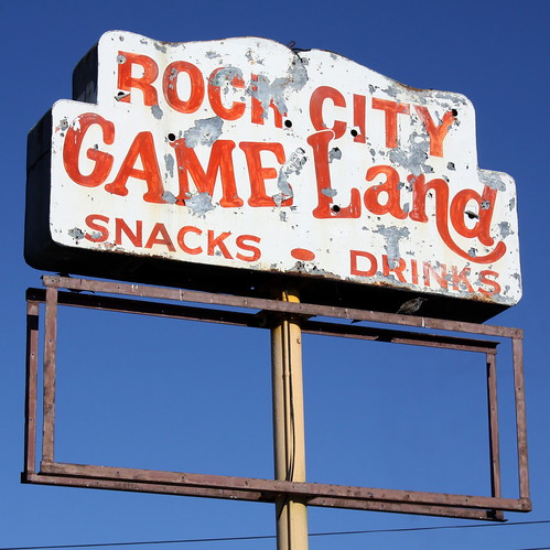 Rock City Game Land sign