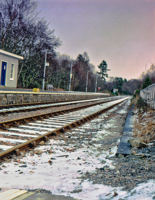 Snow-covered Railway