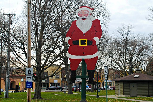 Santa Claus in Lake Mills, Wisconsin