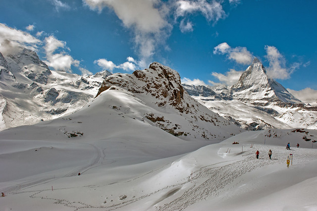 Winter paradise in Rotenboden. Zermatt. Switzerland.No. 4195.