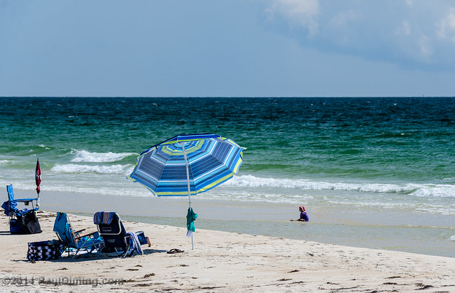 Beach Umbrella - St. George Island State Park, FL
