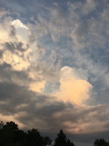 Storm Clouds/Sunset by King Kong 911, Storm Clouds/Sunsetsunset orange white storm yellow clouds dark puffy iphone 6s