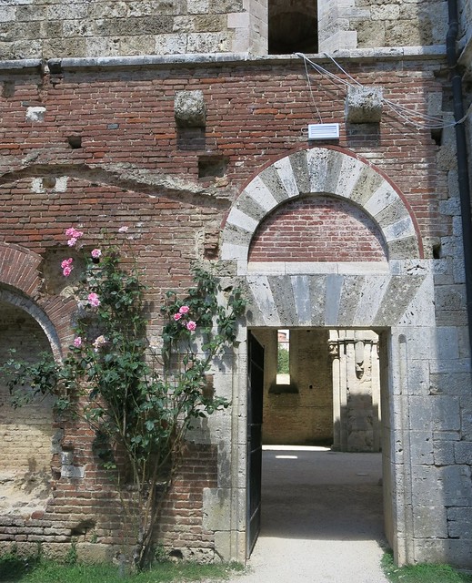 San Galgano Colours - The Arch and the Roses