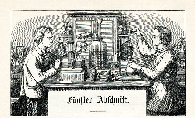 Des deutschen Knaben Experimentierbuch, Kapitelbild Chemie 4