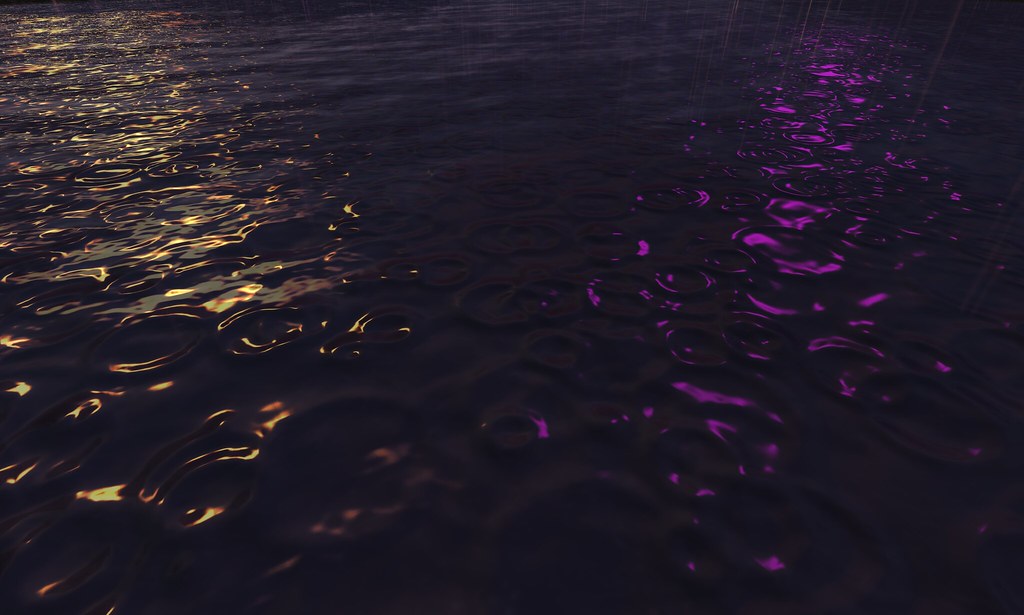 cool normal map animated rain and puddles, experiment setu… | Flickr