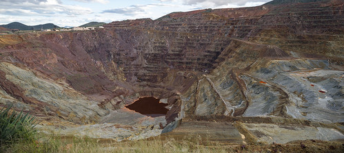 arizona usa mine unitedstates unitedstatesofamerica bisbee coppermine etatsunis openpitmine lavenderpit minedecuivre mineàcielouvert