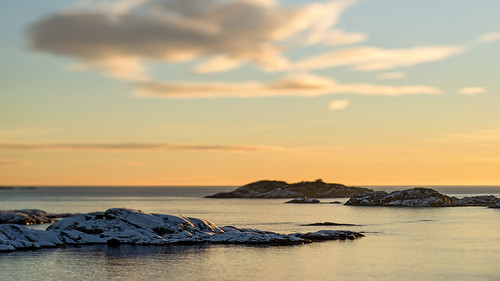 Golden sunset by Birgit F, sunset norway lensbaby december selectivefocus grimstad hasla haslatangen seeinanewway hasseltangen