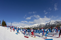 FIS Skiers at CC World Cup Canmore Nordic Centre