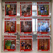 Display of WE READ posters featuring library patrons and their favorite children’s books